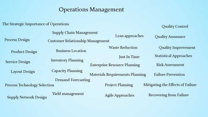 Operations Managemnt